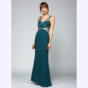 Prom green maxi